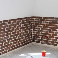 How to make grout for seams of brick masonry