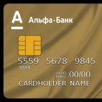 Carte di debito della Alpha Bank