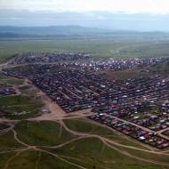 Tasso di urbanizzazione della Mongolia