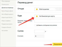 Come prelevare contanti dal portafoglio Yandex senza carta