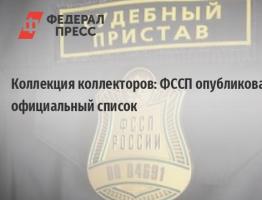 Il Servizio giudiziario federale della Russia ha pubblicato un registro delle organizzazioni di riscossione legale